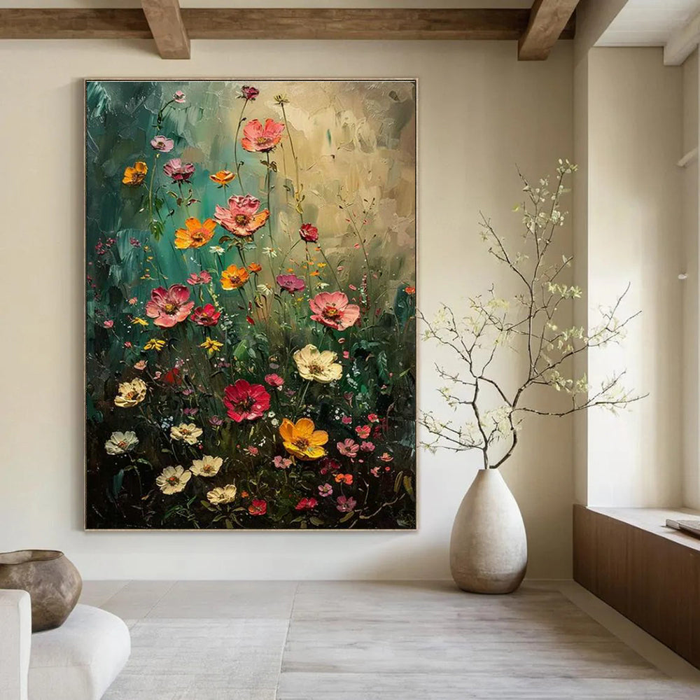 Vast Custom-Designed Handmade Abstract Painting for Bedroom & Hallway DLZ2254
