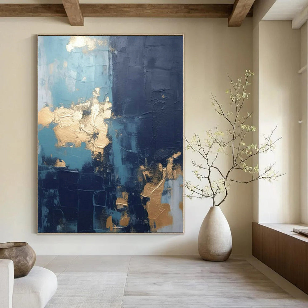 Large Custom Handmade Abstract Wall Art for Cottage Bedroom Makeup Vanity Wall and Living Room Bar Cart Wall DLZ1722
