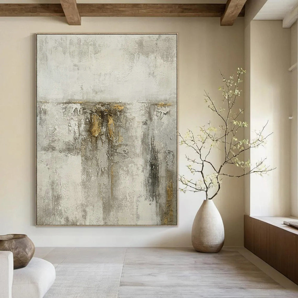 Extra - Large Custom Hand - Painted Abstracts for Living Room & Entryway DLZ0546
