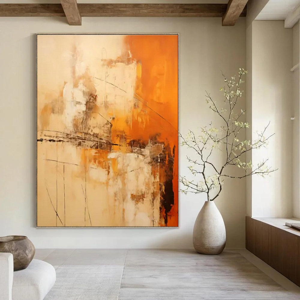 Original Handmade Abstract Painting for Dining Room Wine Glass Rack Wall & Entryway Umbrella Hanging Wall DLZ1735