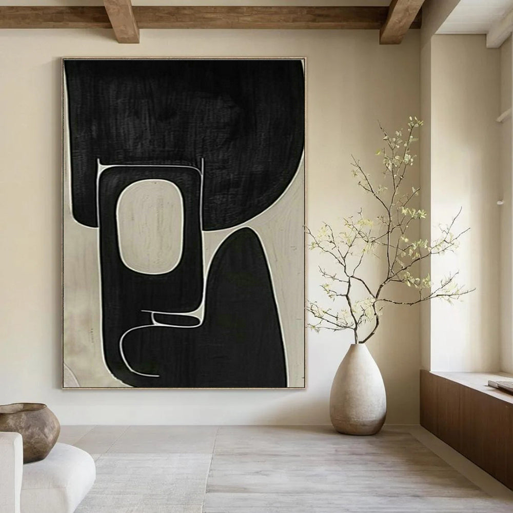 Large Hand Painted Abstract Wall Art for Cottages & Living Room DLZ2010