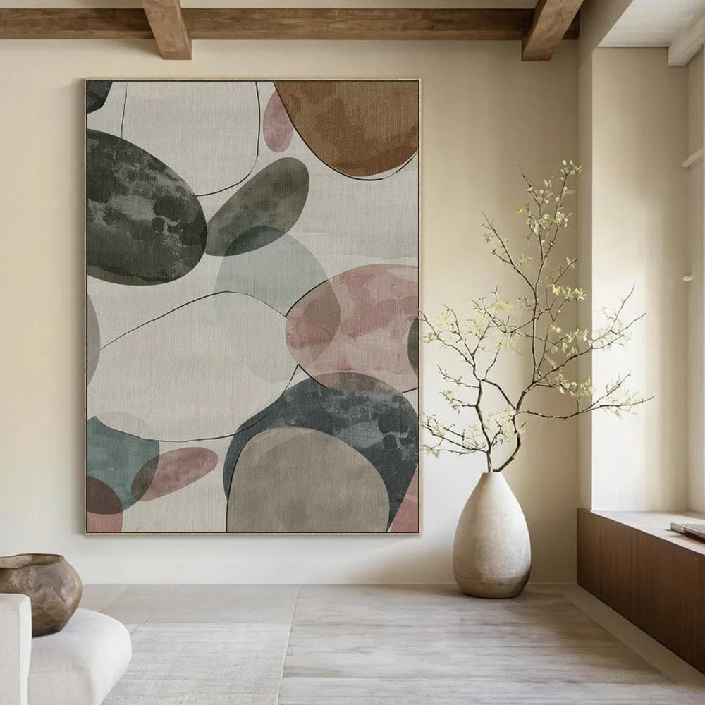 Colossal Tailored Abstract Canvas for Cottage Office & Entryway DLZ1164