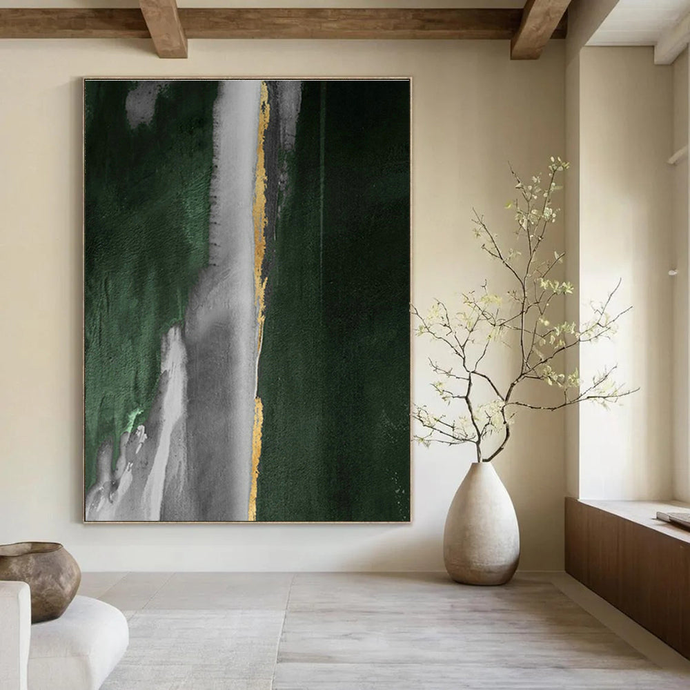 Giant Tailored Abstract Canvas for Cottage Entryway & Dining Room DLZ1210