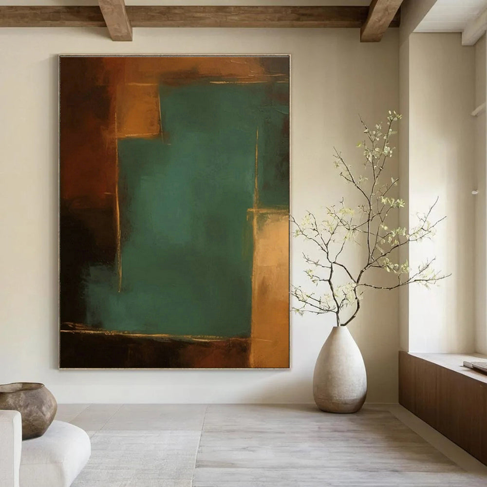 Customizable Handmade Abstract Wall Art for Office and Living Room DLZ1442