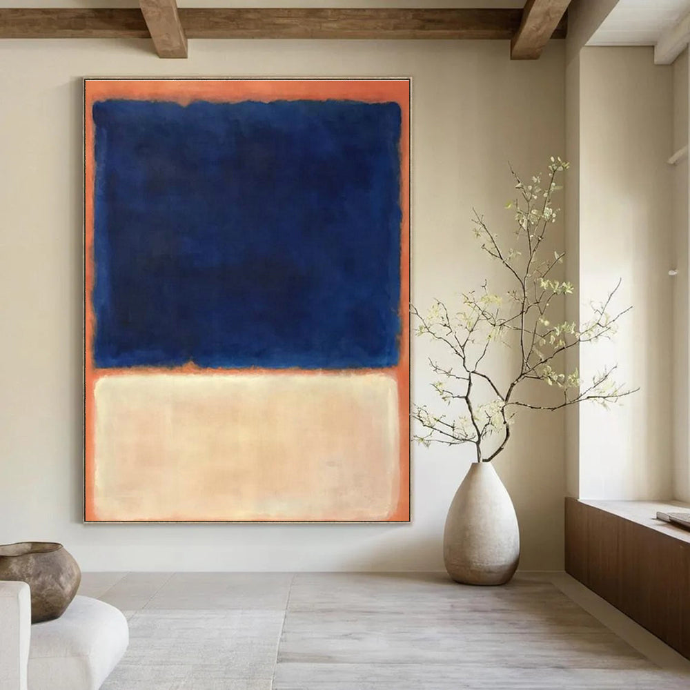 Hand-Painted Abstract Art for Cottage Bedroom & Entryway DLZ2322