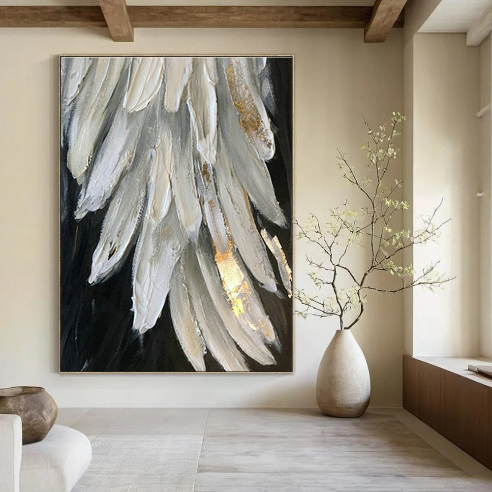 Grand - Sized Custom Abstract Canvases for Bedroom Canopy Beds & Office Standing Desks DLZ0671