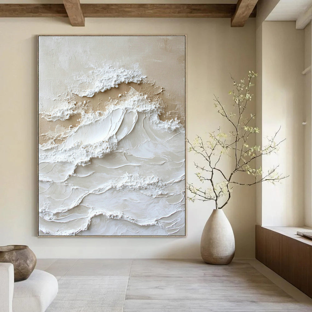 Colossal - Sized Hand - Painted Abstract Canvases for Entryway Foyer Ceilings & Bedroom Canopy Beds DLZ0735