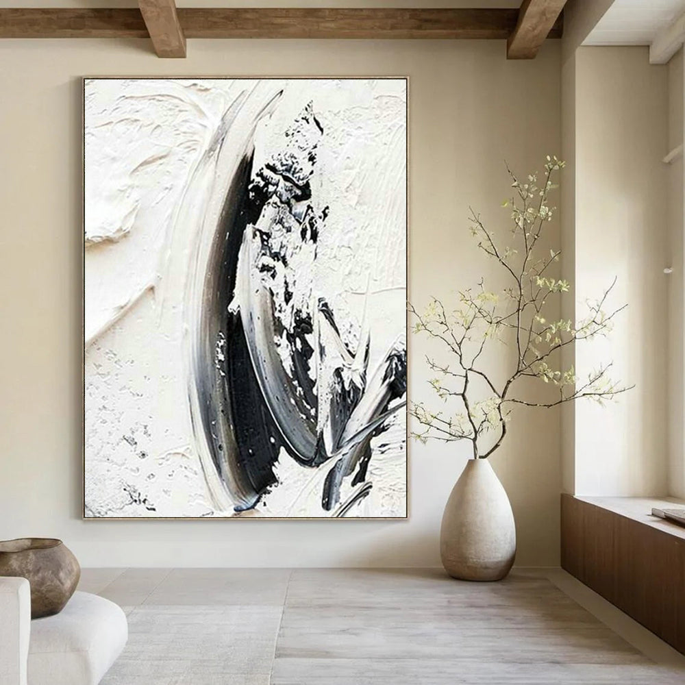 Original Hand-Painted Abstract Canvas for Living Room and Cottage Entryway DLZ1570