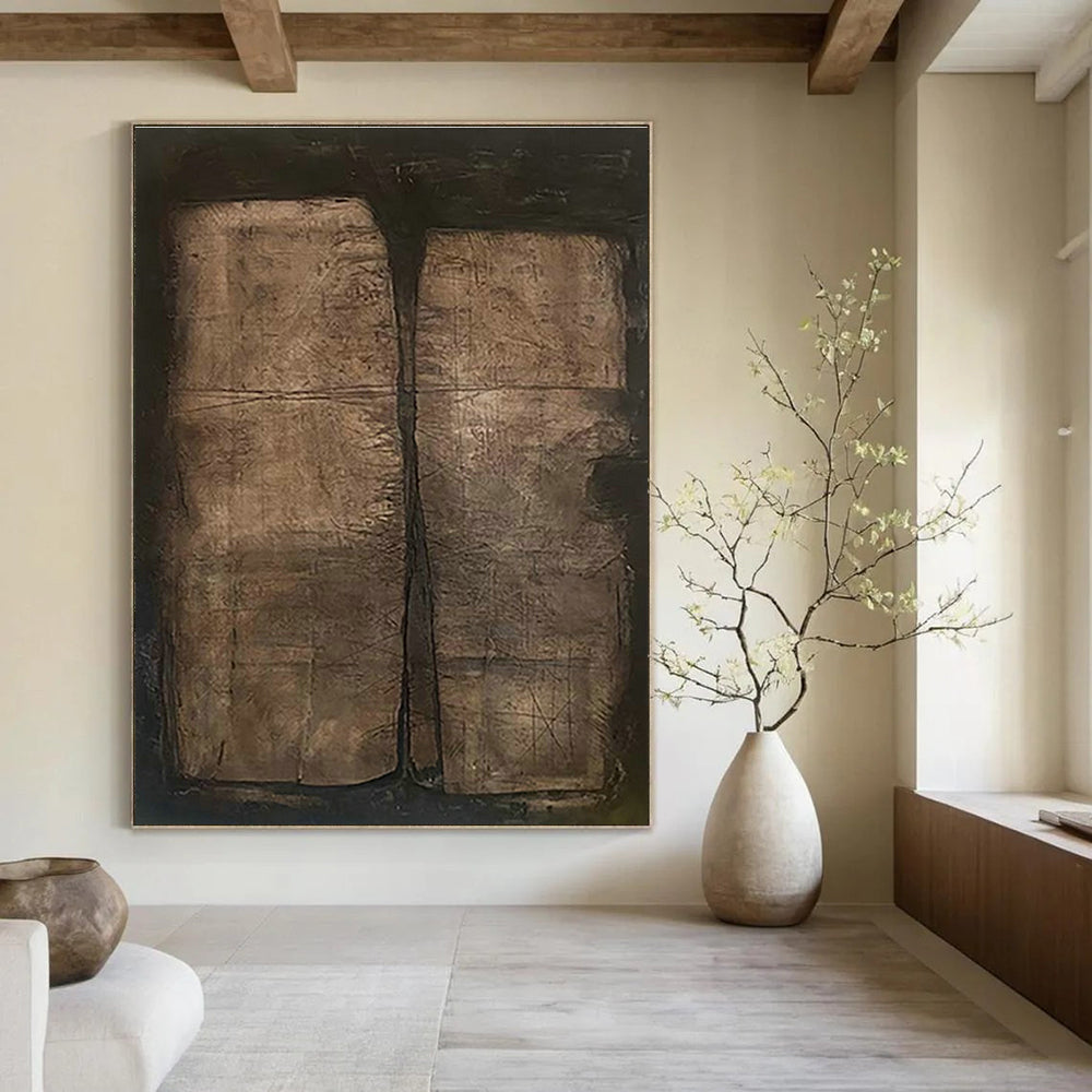 Hand - Painted Abstract Murals for Hallway Skylight Wells & Entryway Mudroom Lockers DLZ0869