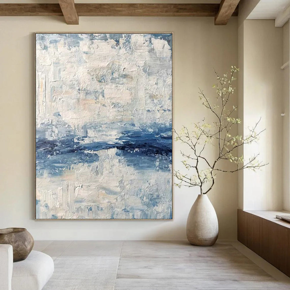 Vast Custom-Formulated Hand Painted Abstract Wall Art for Dining Room & Entryway DLZ2247