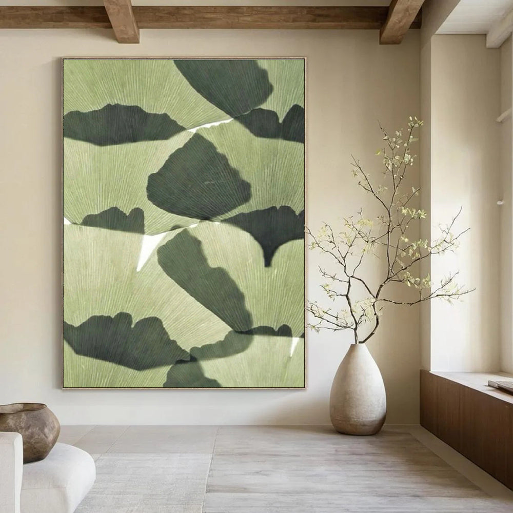 Monumental Custom Abstract Mural for Dining Room & Entryway DLZ1077