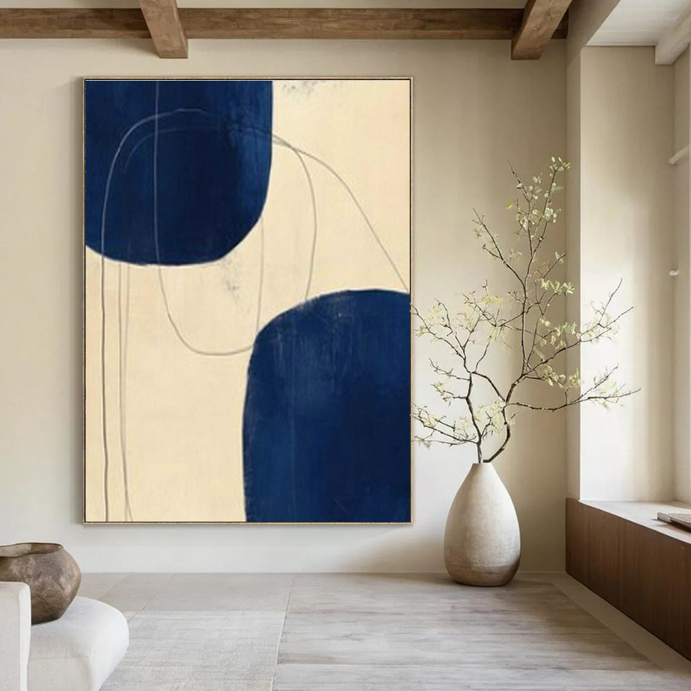 Oversized Custom Handmade Abstract Wall Decor for Cottage Office Standing Desk and Bedroom Yoga Mat Storage Wall DLZ1961