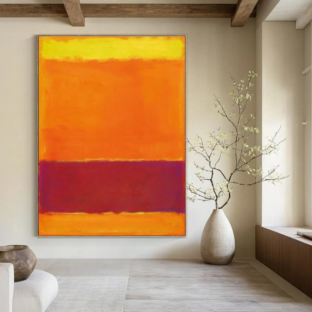 Custom Hand-Painted Abstract Painting for Cottage Entryway & Office DLZ2307