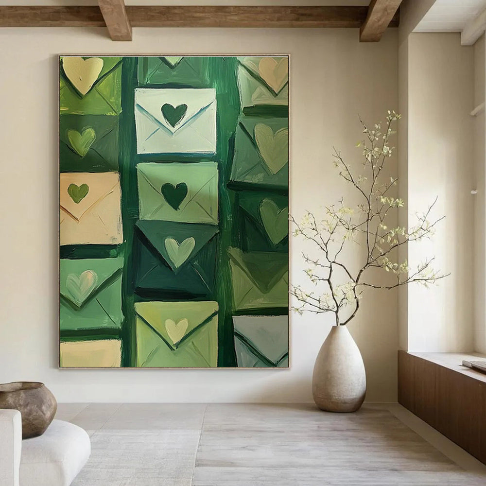 Extra - Vast Hand - Painted Abstract Canvases for Bedroom Dressing Areas & Cottage Hallway Benches DLZ0687