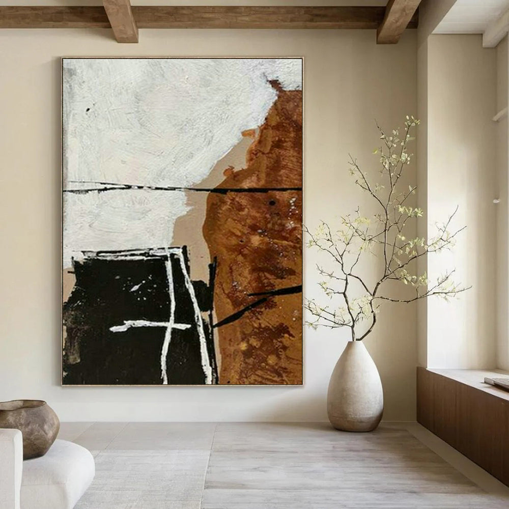 Big Hand Painted Abstract Wall Decor for Living Room & Office DLZ2030