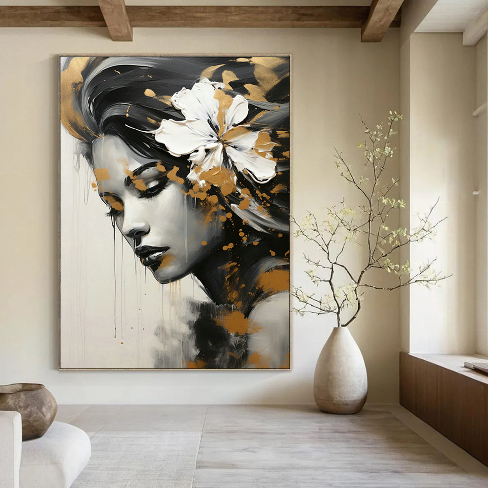 Large Custom Handmade Abstract Wall Art for Cottage Bedroom Scarf Hanger Shelf Wall & Living Room Magazine File Holder Wall DLZ1822