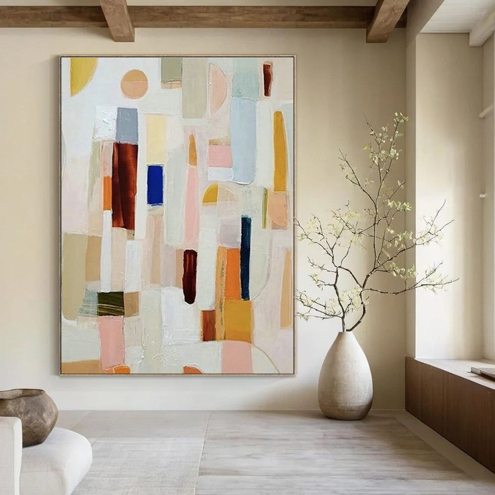 Gargantuan - Scale Custom - Made Abstract Wall Hanging for Living Room & Hallway DLZ1076