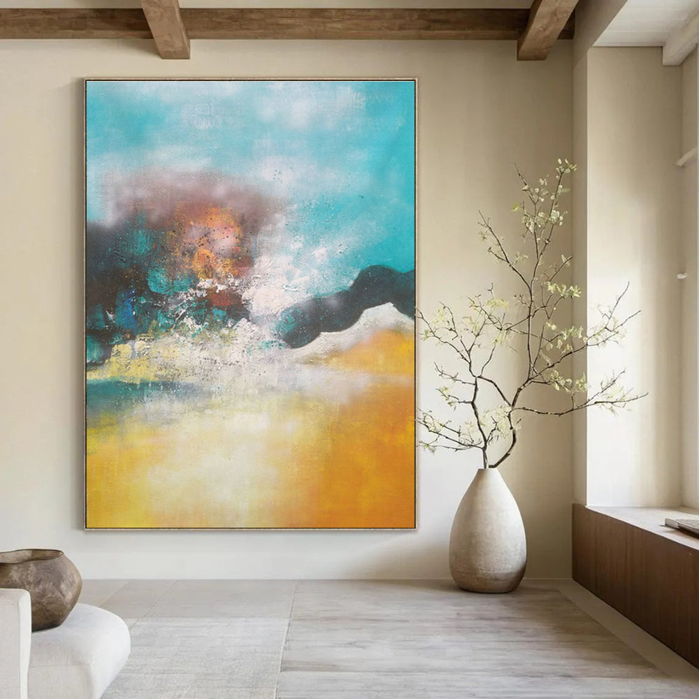 Custom Abstract Canvases for Bedroom and Dining Room DLZ0771