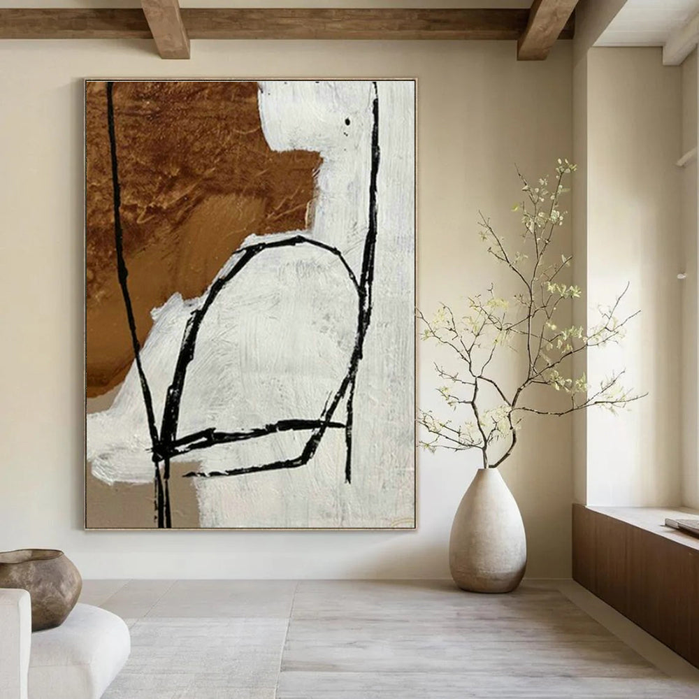 Big Handmade Abstract Painting for Dining Room & Office DLZ2015