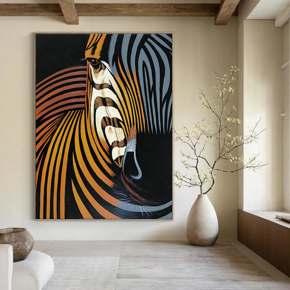Oversized Custom - Created Hand Painted Abstract Wall Decor for Living Room and Bedroom DLZ2147