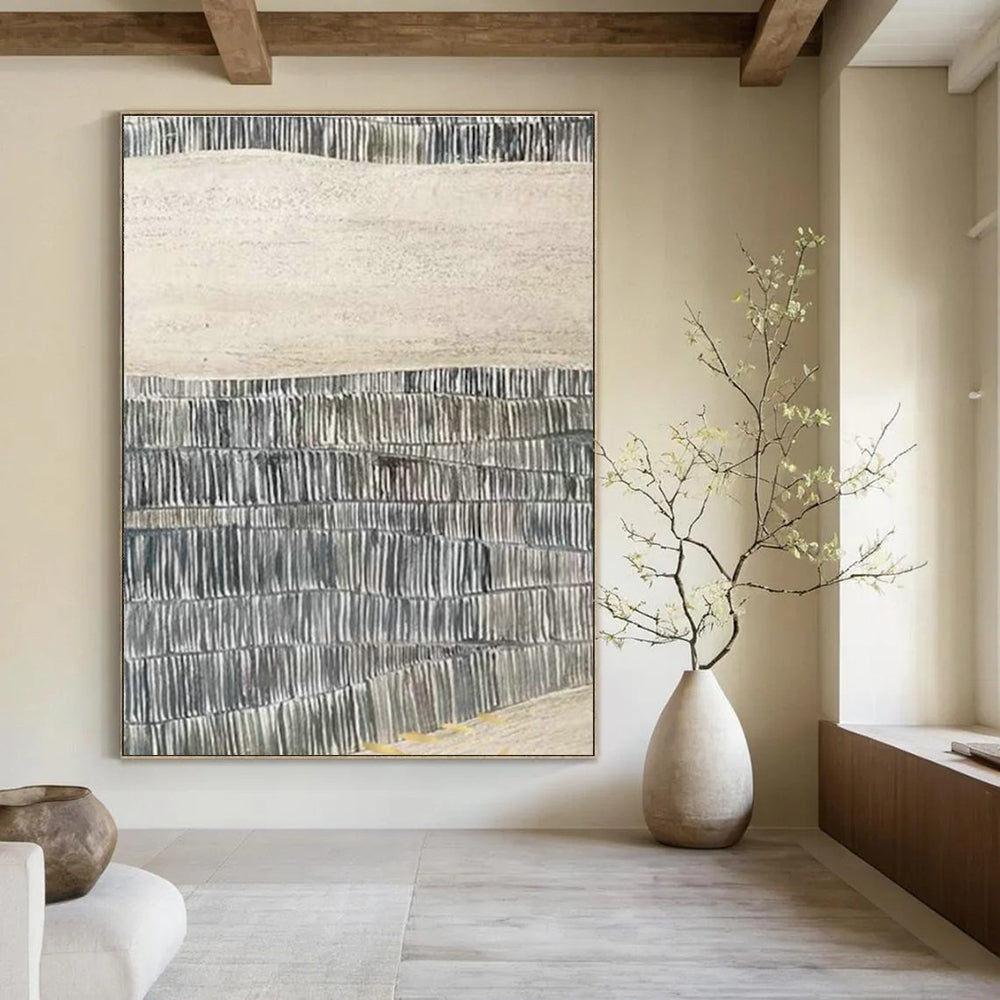 Hand-Crafted Abstract Wall Decor for Living Room and Cottage Office DLZ1606