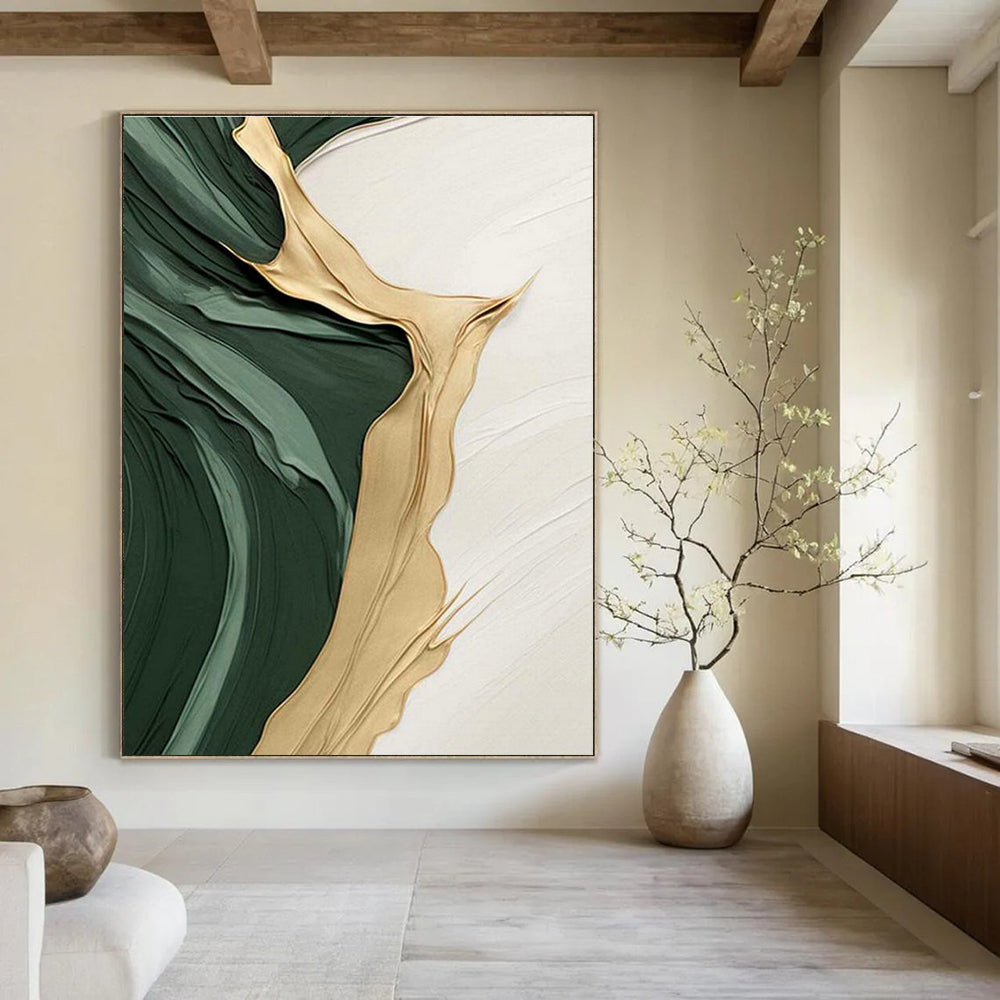 Vast Proportioned Custom-Sized Hand Painted Abstract Wall Art for Cottages & Bedroom DLZ2196