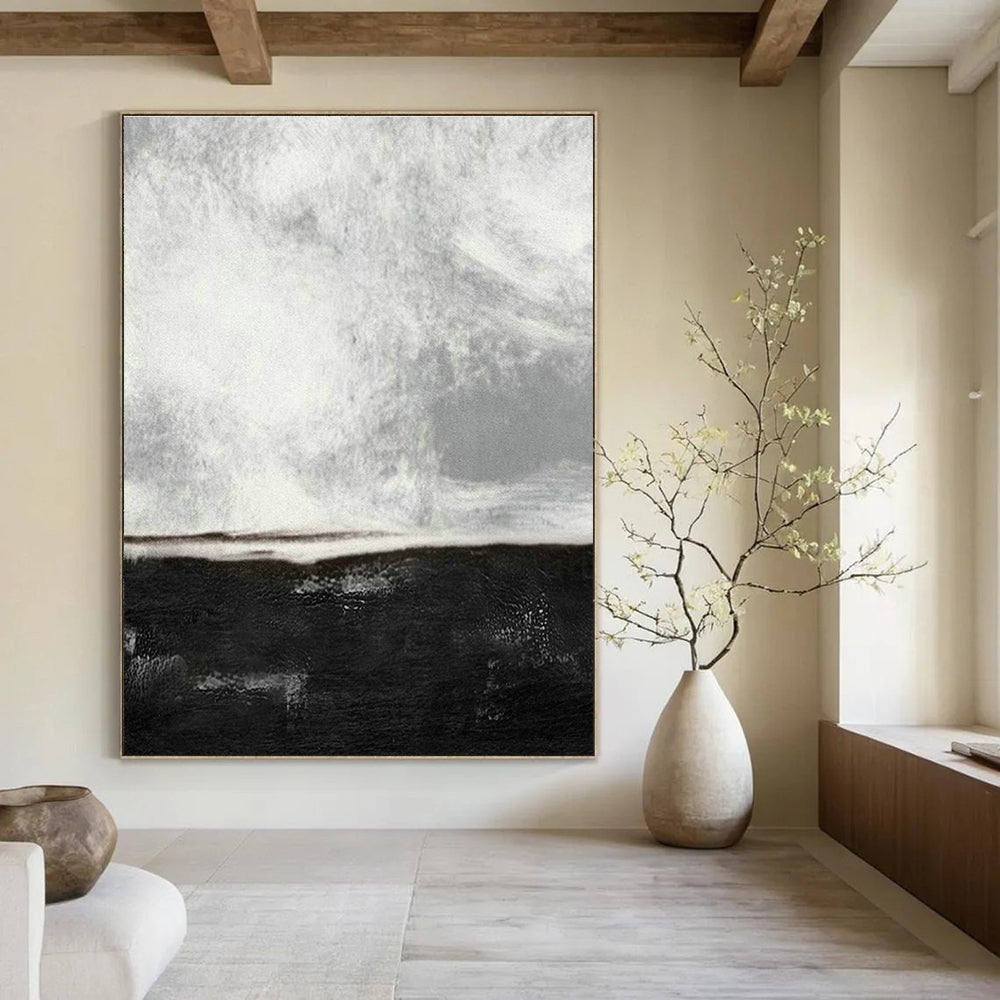 Big, Tailored Handmade Abstract Canvas Art for Dining Room & Entryway DLZ2062