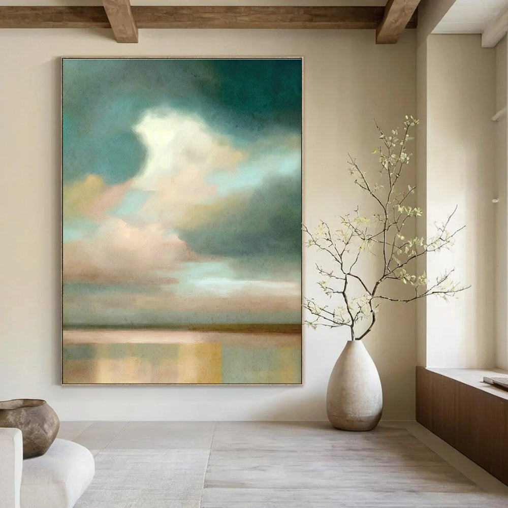 Hand - Painted Grand Abstract Creation for Dining Room & Hallway DLZ1364
