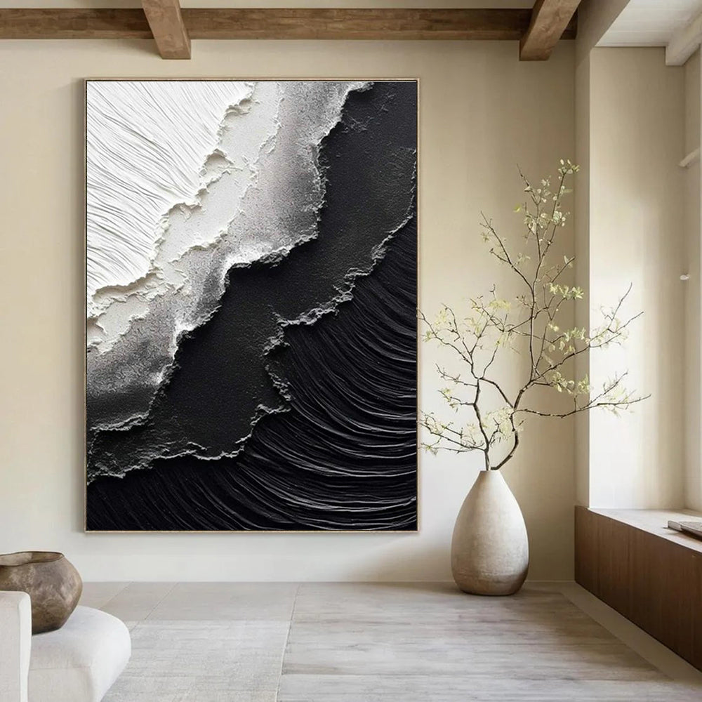 Tremendous Custom-Sized Hand Painted Abstract Art for Living Room & Office DLZ2175
