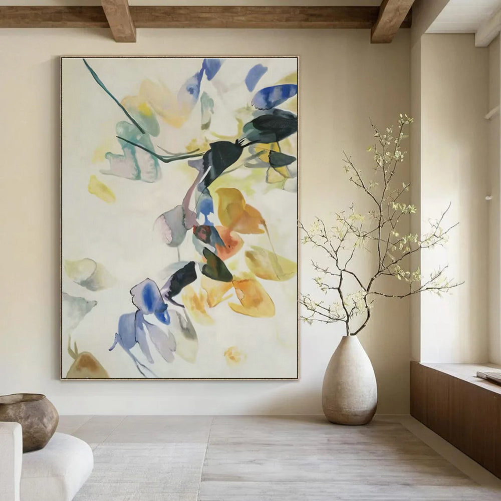 Custom Hand - Painted Abstract Art for Bedroom and Living Room DLZ0750