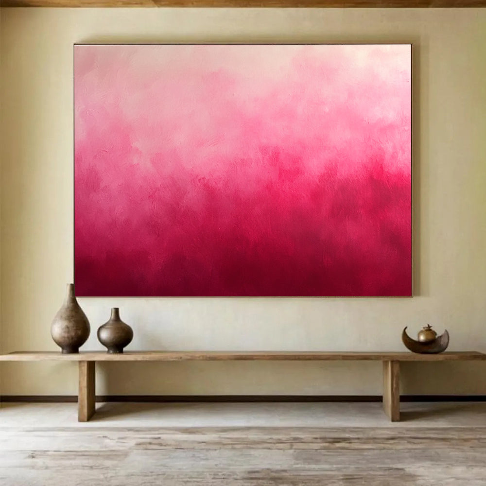 Abstract pink ombre background features a soft gradient and textured surface perfect for portraits product photography or creative compositions.SC270