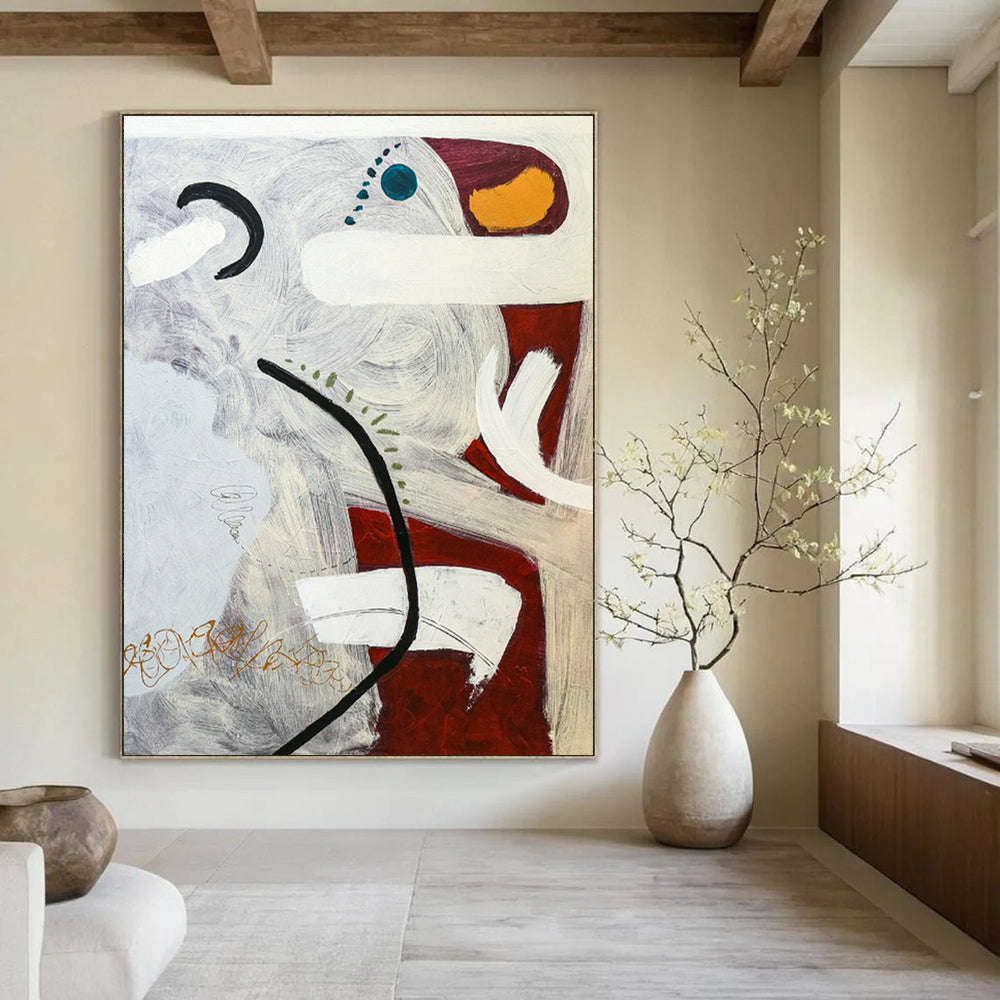 Enormous - Sized Tailored Abstract Wall Art for Living Room & Hallway DLZ1115