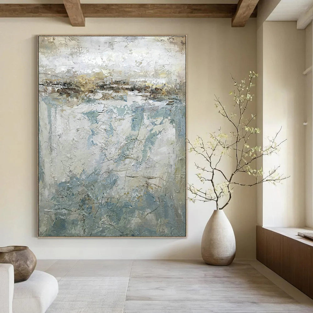 Massive Abstract Hand - Painted Art for Dining Room & Entryway DLZ0561