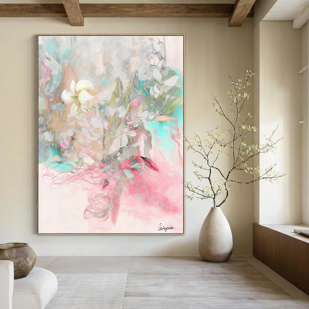 Massive Bespoke Abstract Canvas for Hallway & Living Room DLZ1091