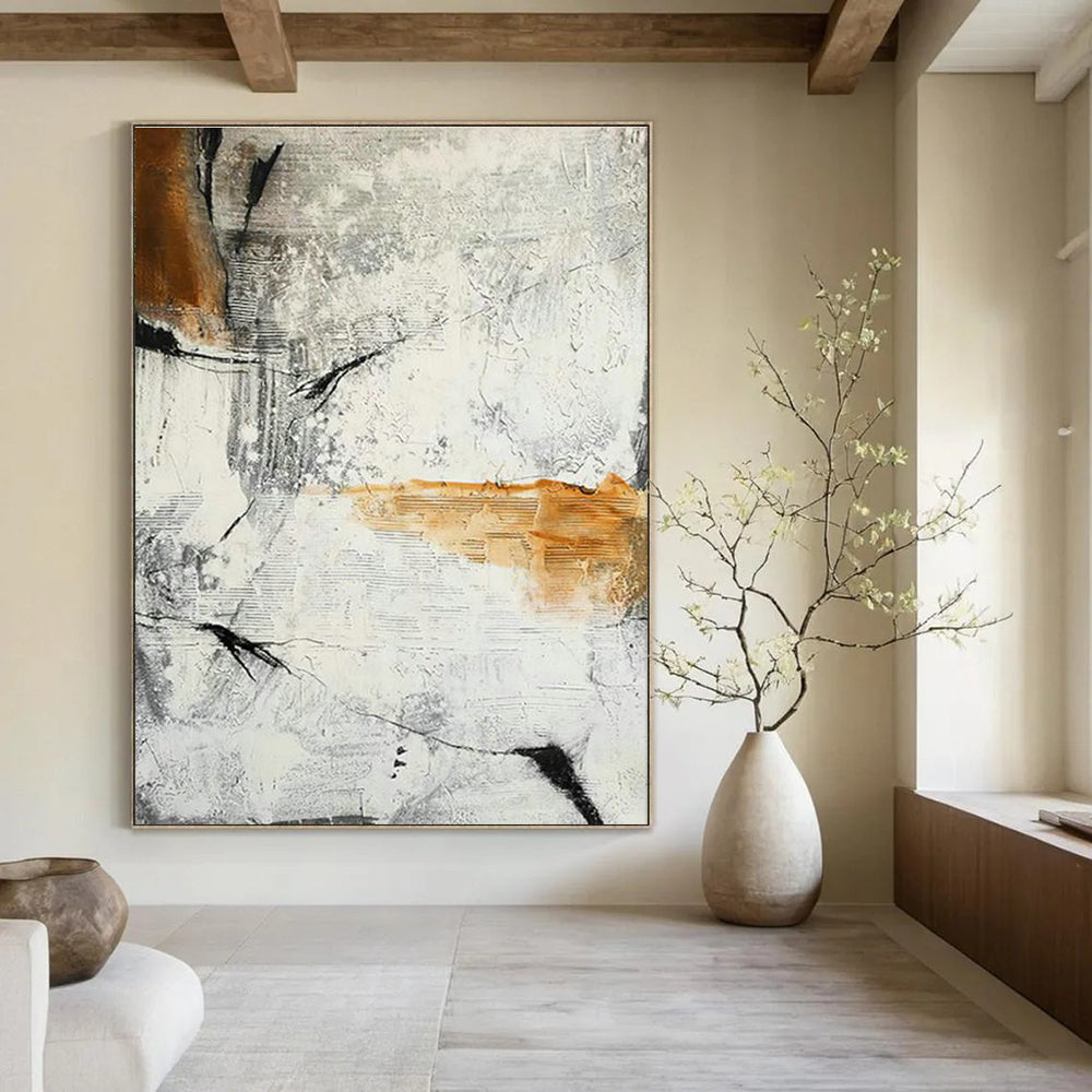 Big Custom - Formulated Hand Painted Abstract Art for Office and Hallway DLZ2157
