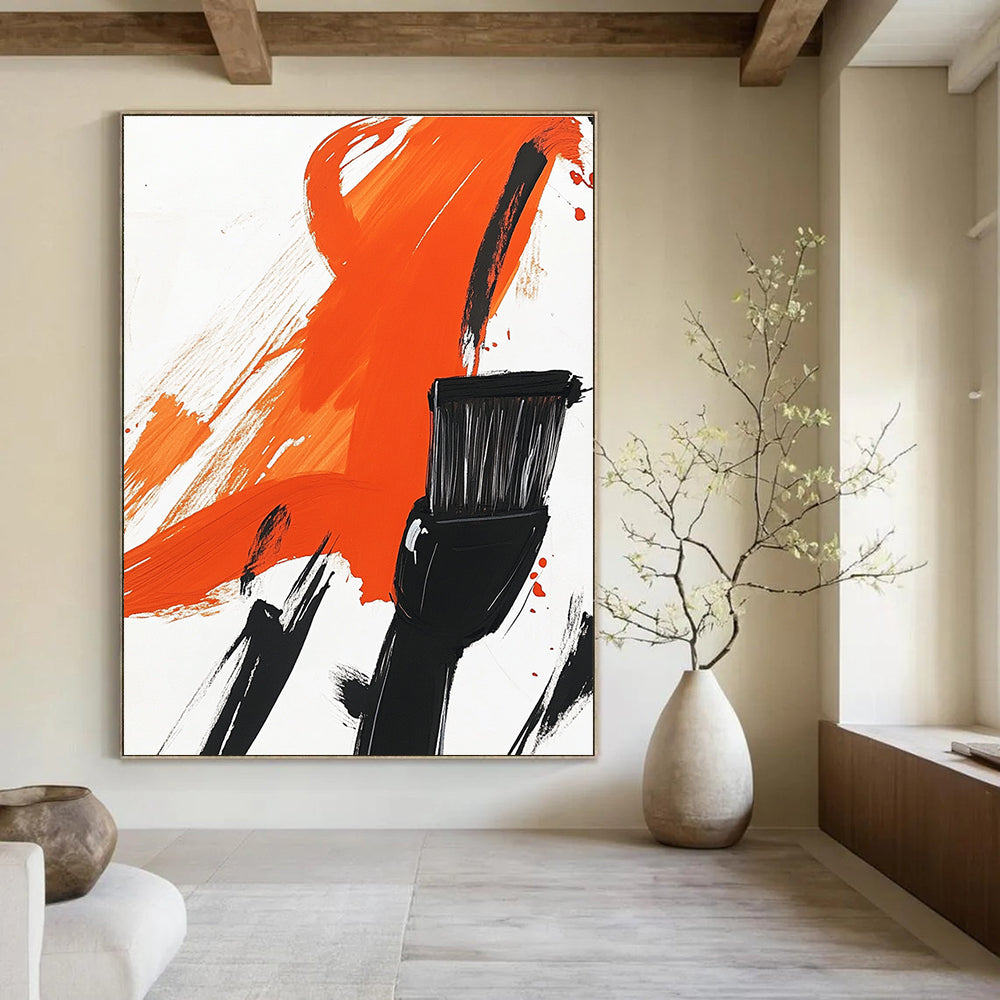 Abstract artwork featuring an electric shaver silhouette with a brush head bold colors and minimalistic design showcasing elegance and modern sophistication.STSC1278