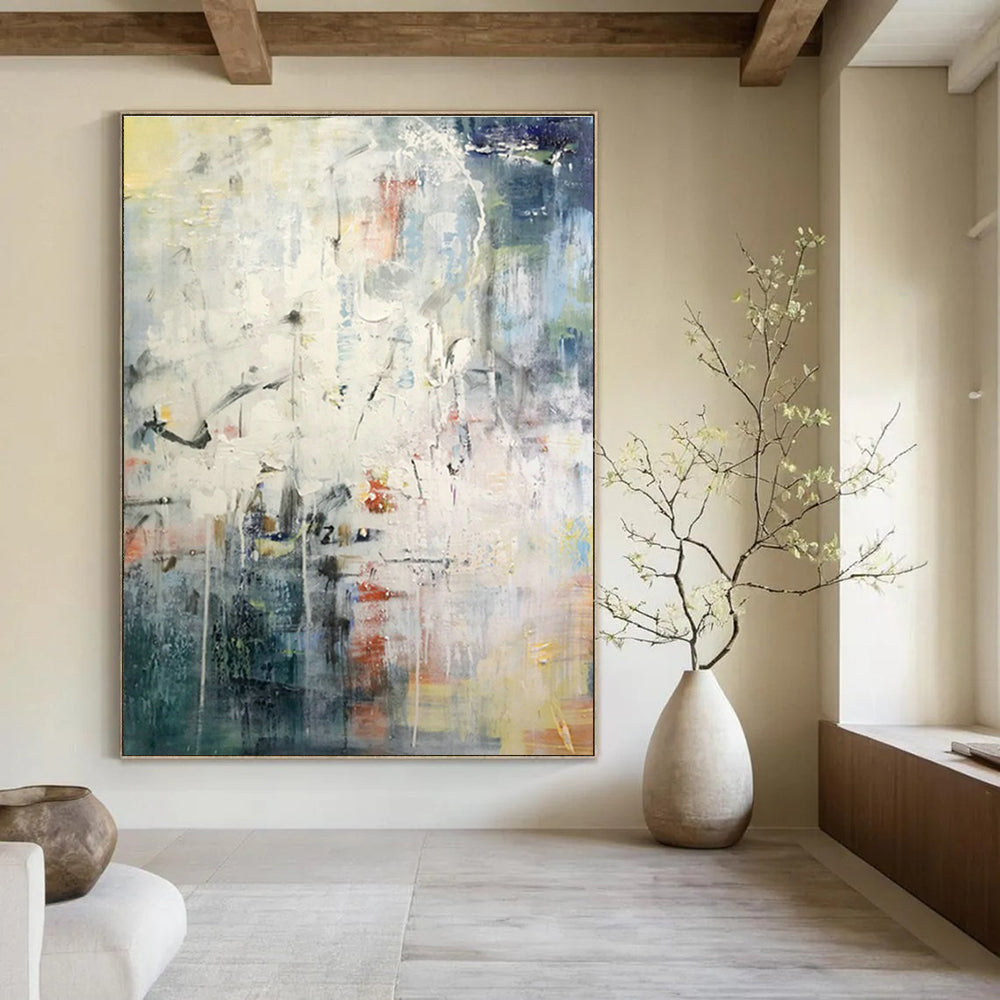 Expansive, Voice - Activated Custom Abstract Panels for Hallway Convenience DLZ0476