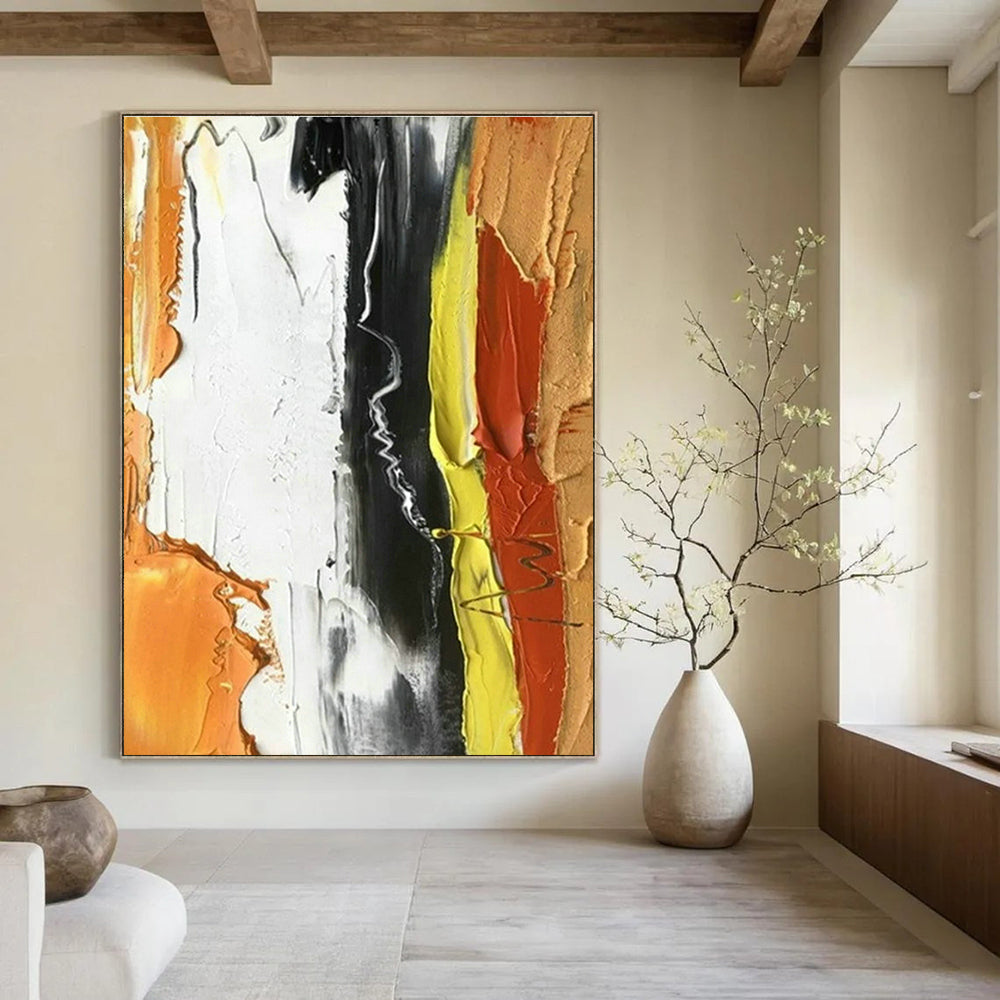 Large Custom Hand-Painted Abstract Art for Bedroom and Dining Room DLZ1453
