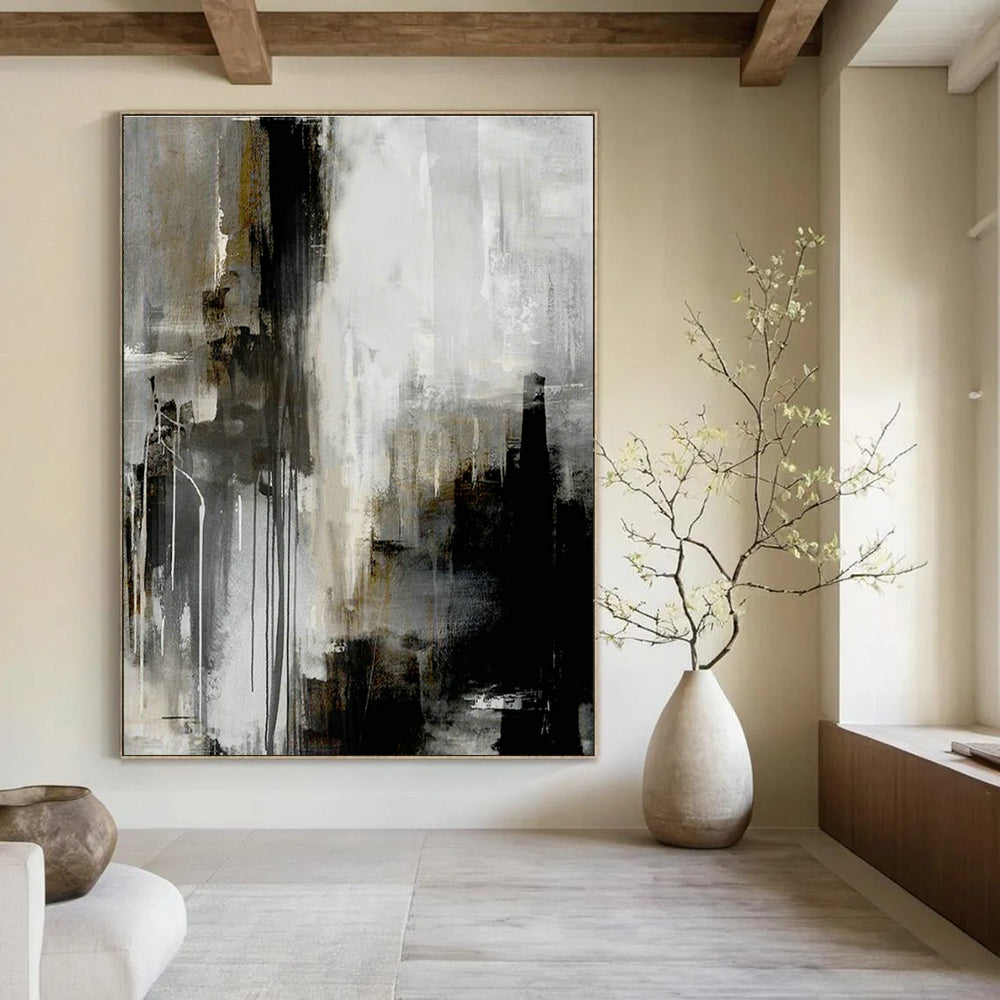 Colossal Custom-Made Hand-Painted Abstract Art for Living Room & Bedroom DLZ2064