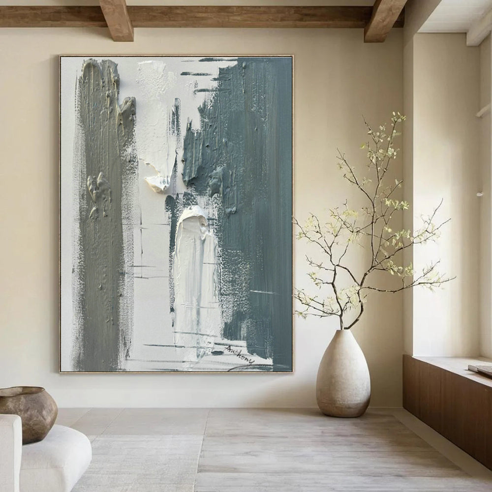 Large - Scale Hand - Painted Abstracts for Hallway Vaulted Ceilings and Cottage Outdoor Kitchens DLZ0804
