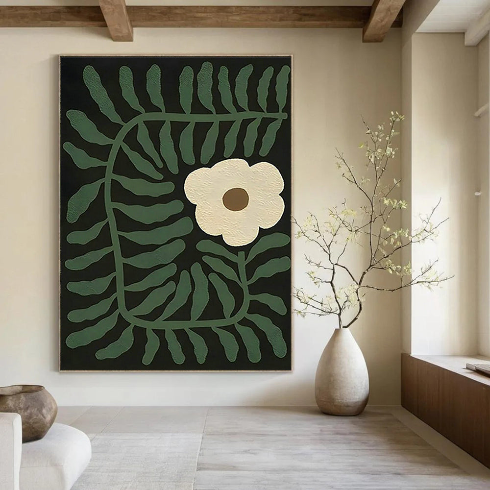 Custom - Made Extra Large Abstract Wall Hanging for Dining Room & Entryway DLZ1122