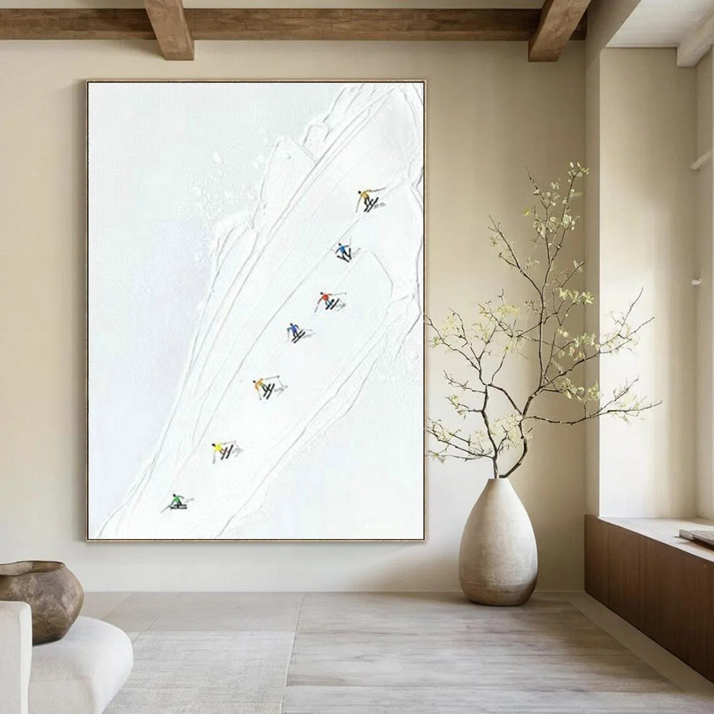 Handmade Abstract Wall Art for Cottage Living Room and Cottage Office DLZ1613