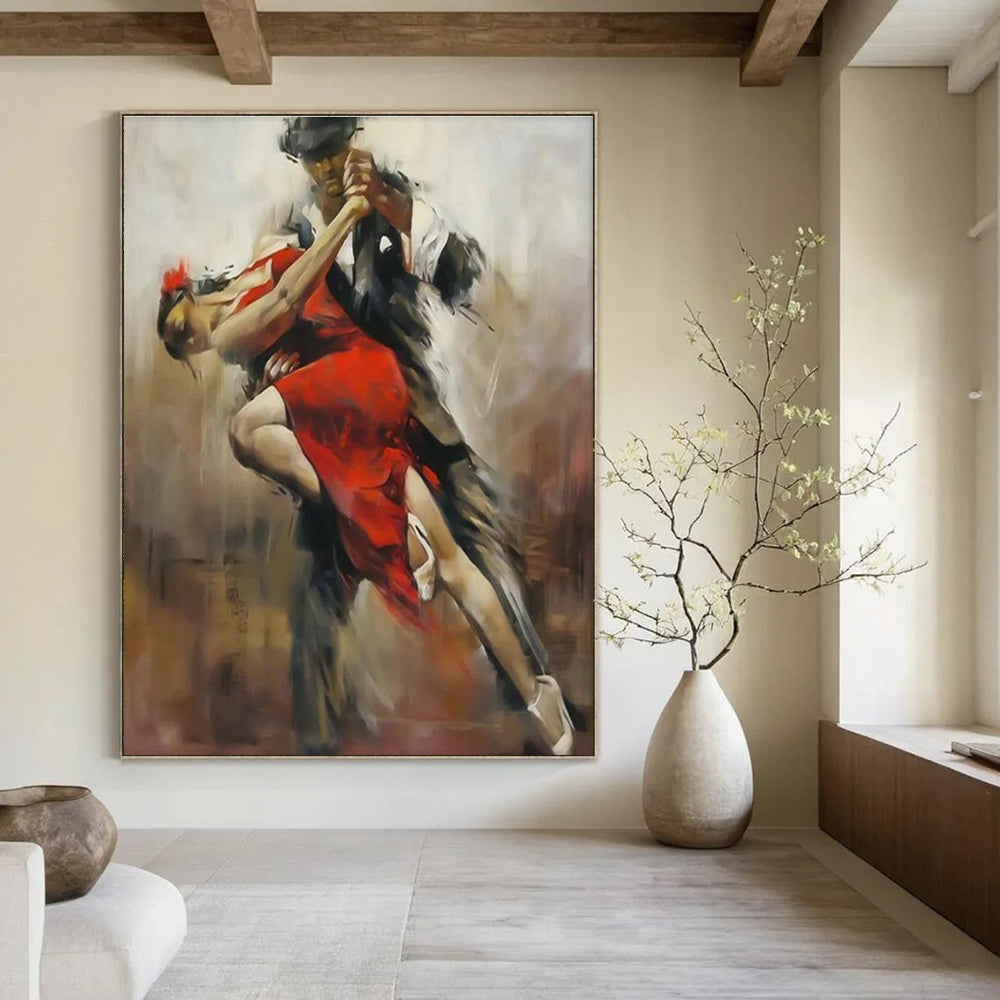 Hand-Painted Abstract Painting for Office & Hallway DLZ2337