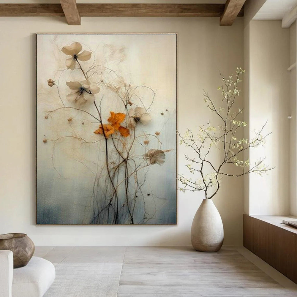 Oversized Custom Hand - Painted Abstract Artwork for Bedroom Retreats DLZ0380