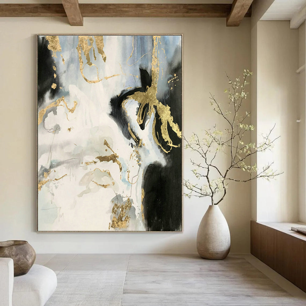 Large - Format Custom Abstract Paintings for Living Room & Office DLZ0553
