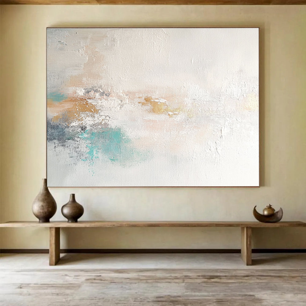 Soft Color Abstract Painting with Muted and Subtle Hues DYP367