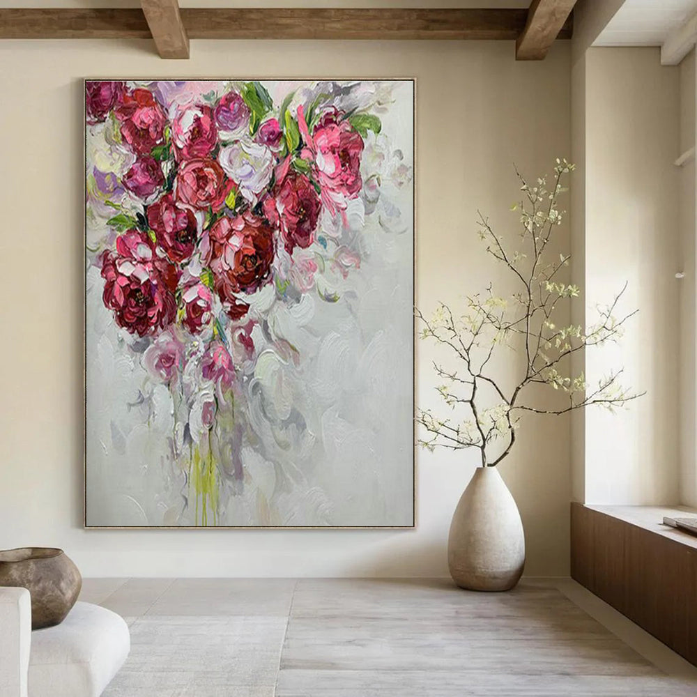 XX - Large Personalized Handmade Abstract Painting for Bedroom and Hallway DLZ2164