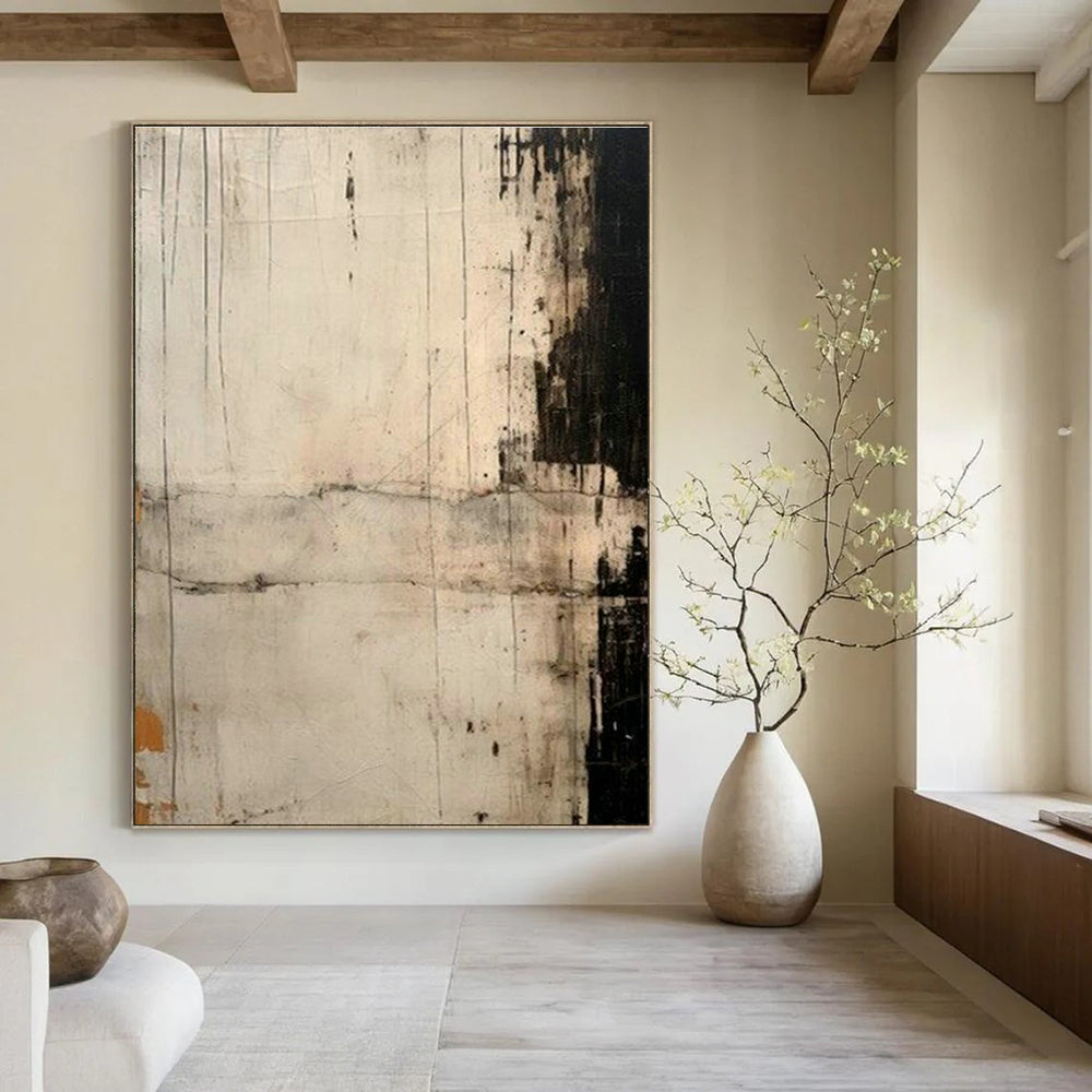 Enormous Tailored Handmade Abstract Canvas Art for Living Room & Entryway DLZ2124