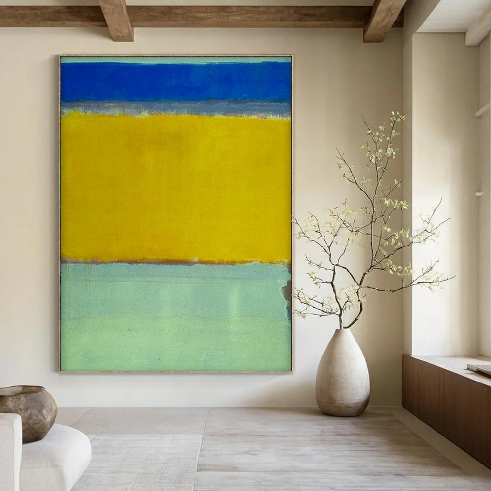 Oversized Hand-Painted Abstract Art for Bedroom & Dining Room DLZ2330