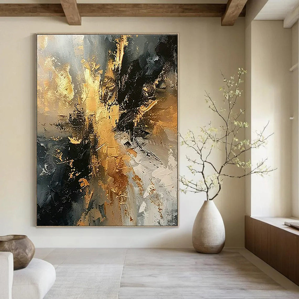Customizable Handmade Abstract Art for Cottage Dining Room Utensil Holder Wall & Entryway Glove Box Wall DLZ1748